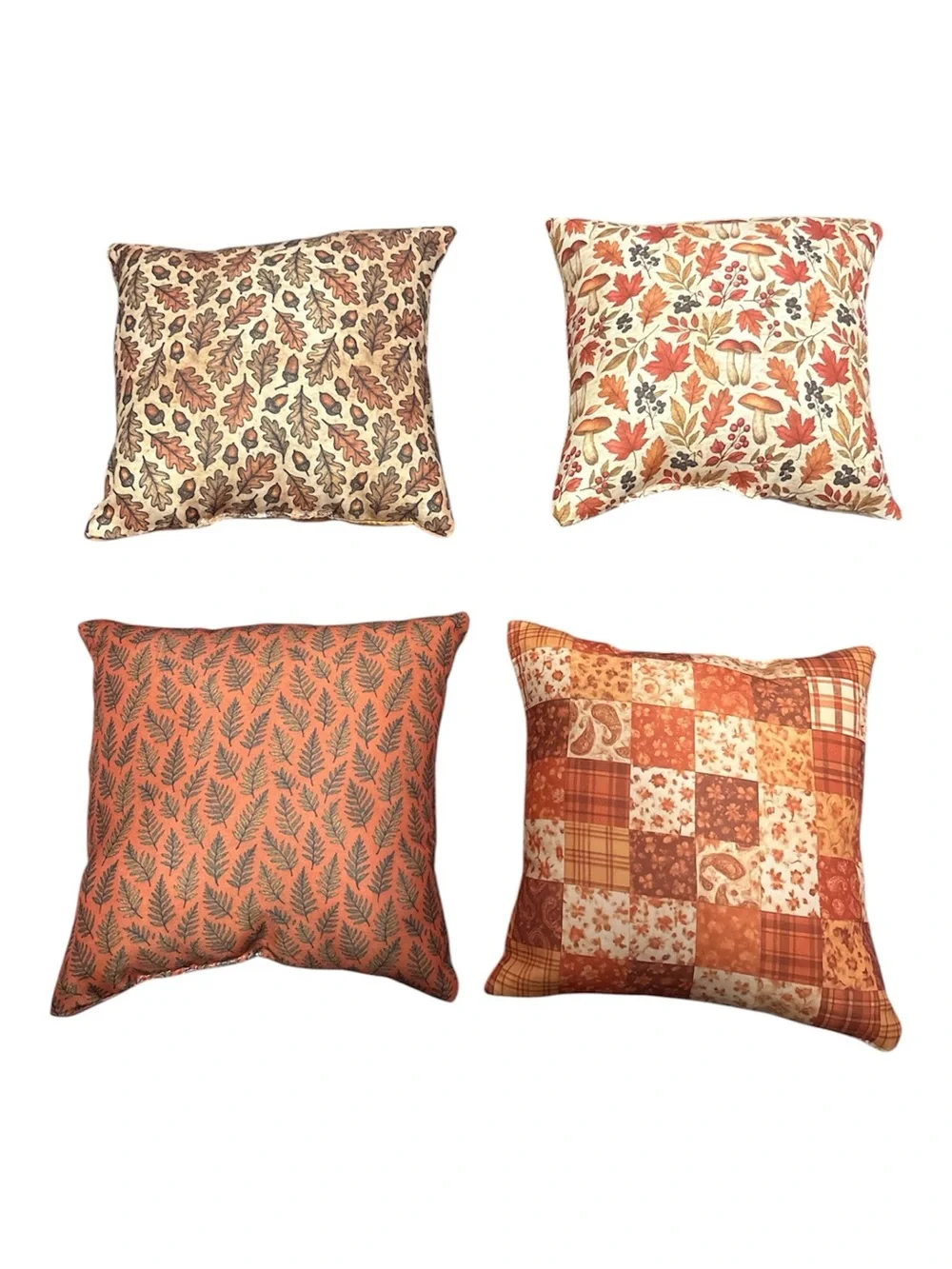 Autumn Harvest Decorative Throw Pillow - Orange